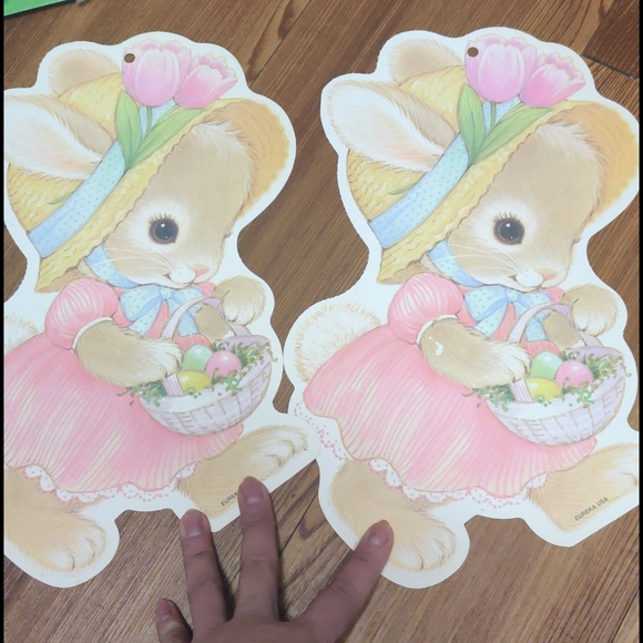 1970s eureka vintage Easter window cutouts - Picture 6 of 8